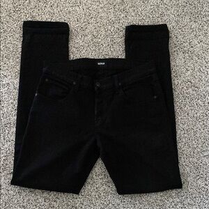 Hudson Men's Slim Black Jeans